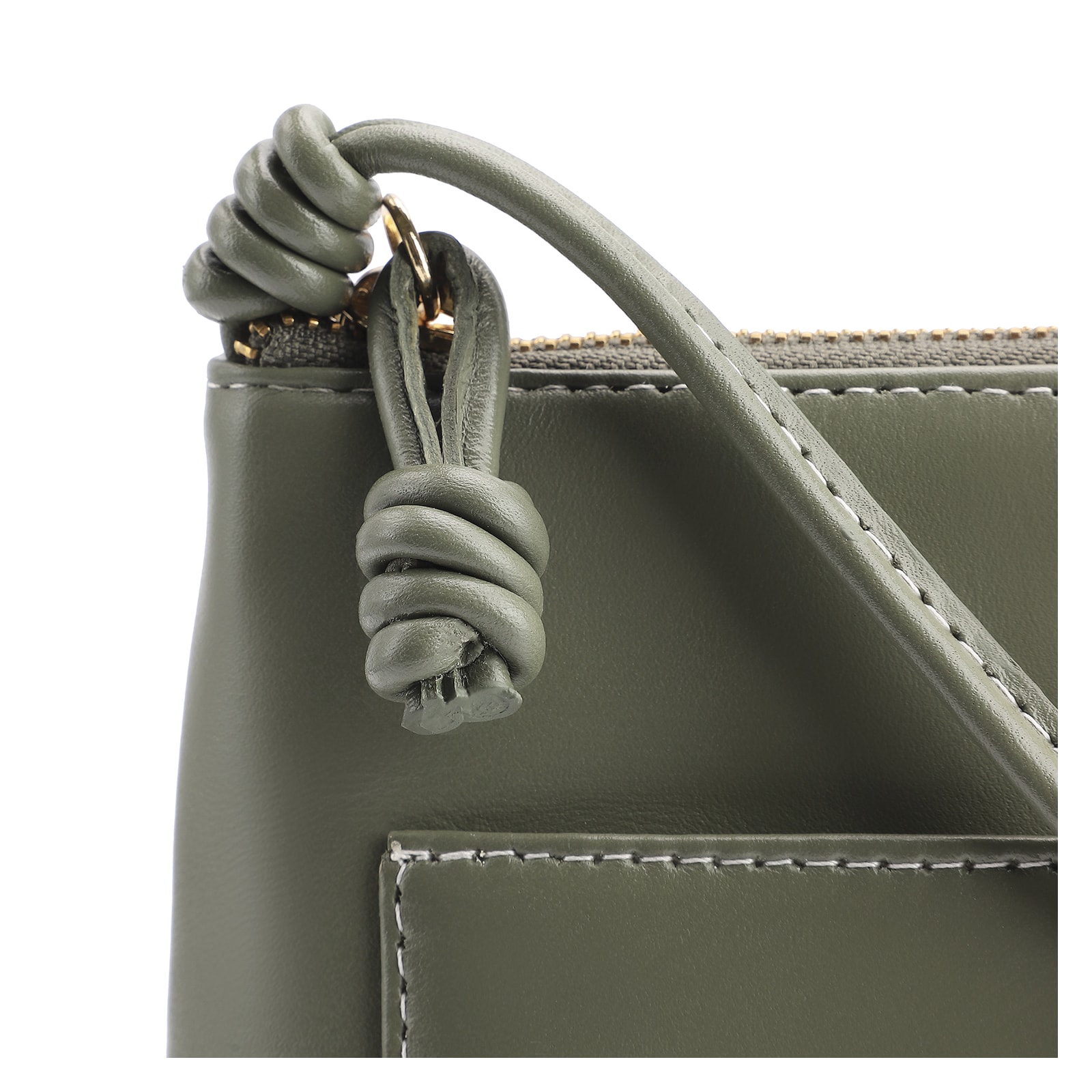Bolsa Transversal Couro Verde