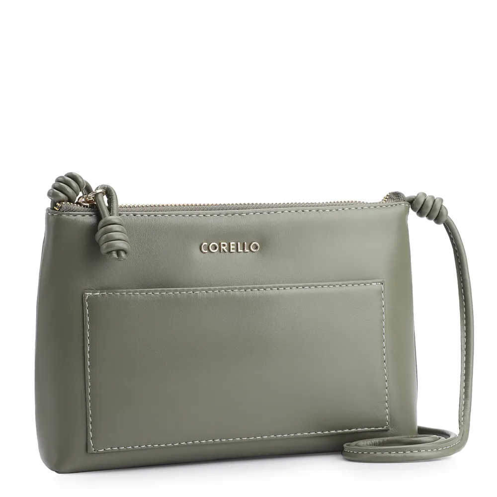 Bolsa Transversal Couro Verde - imagem 2