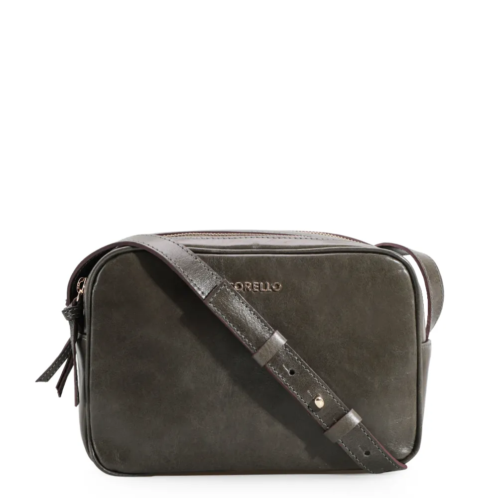 Bolsa Transversal Couro Verde