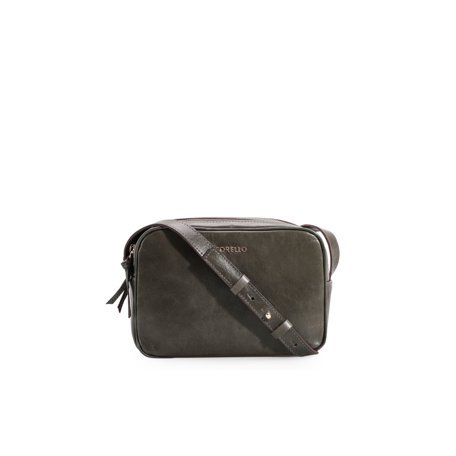 Bolsa Transversal Couro Verde