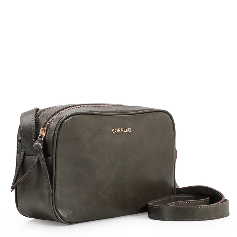 Bolsa Transversal Couro Verde - imagem 2