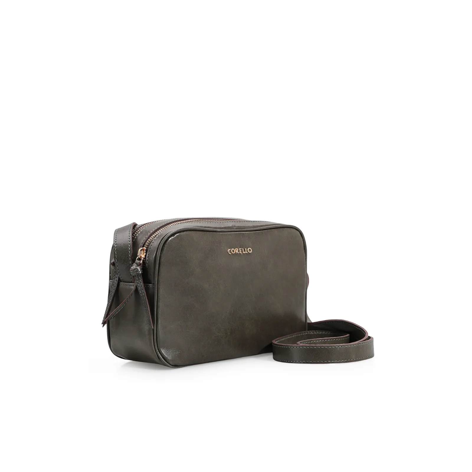 Bolsa Transversal Couro Verde