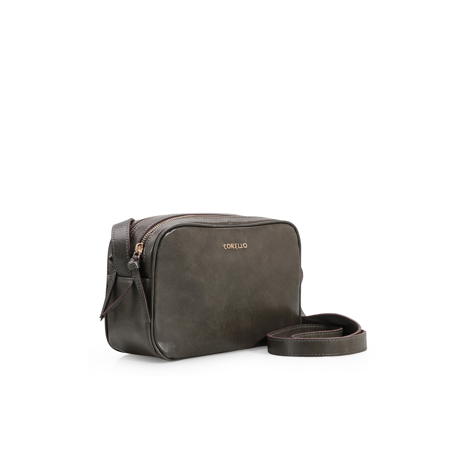 Bolsa Transversal Couro Verde