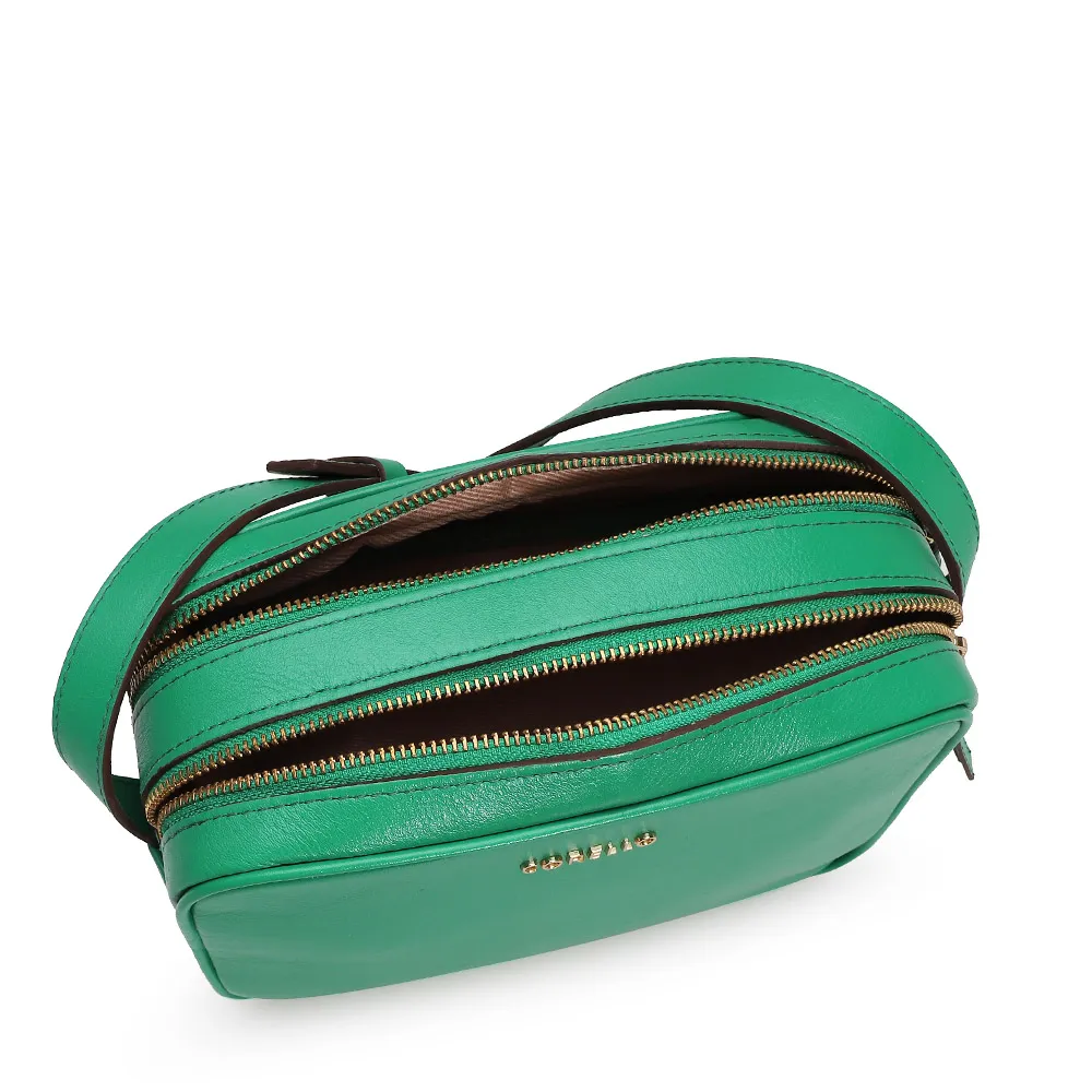 Bolsa Transversal Couro Verde - imagem 4