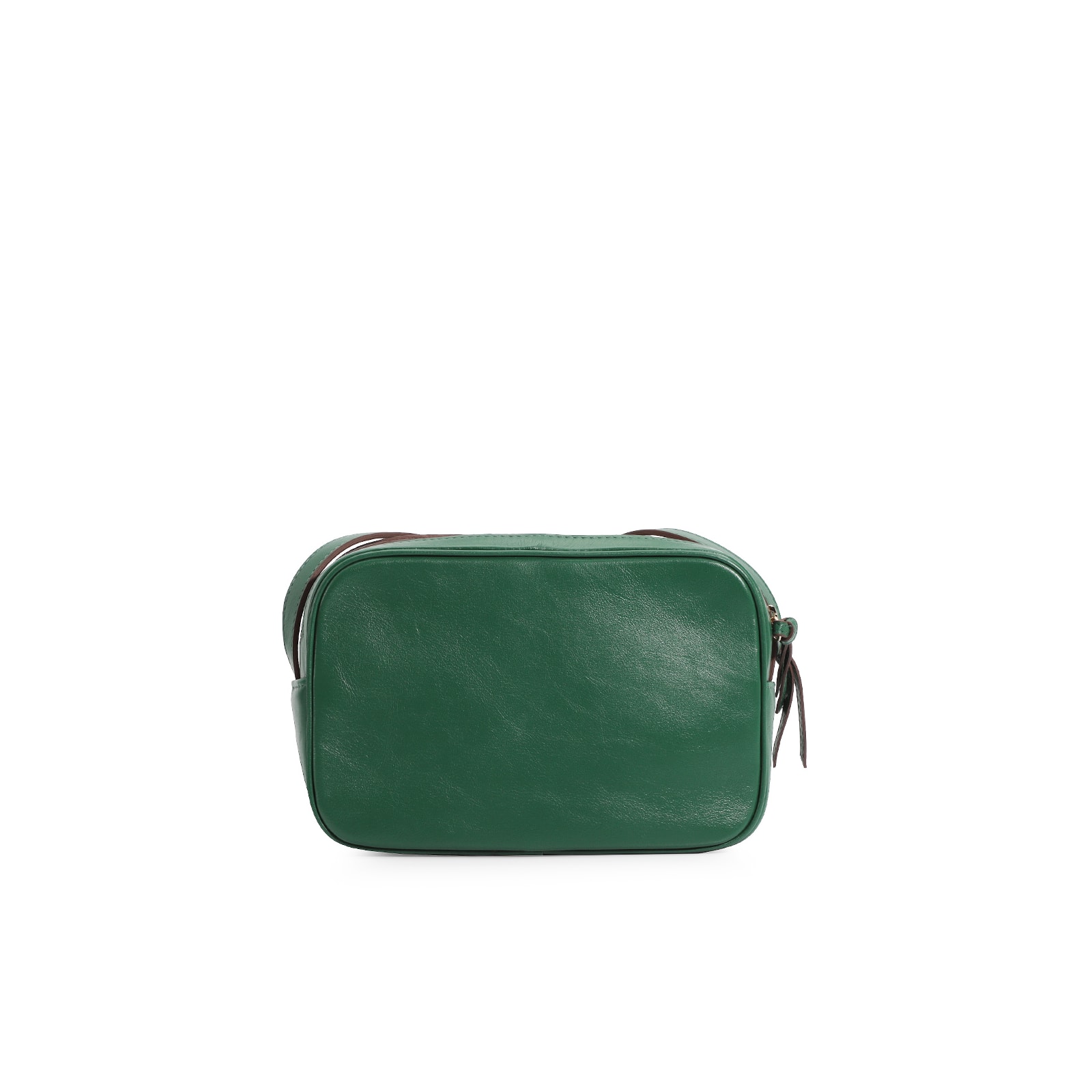 Bolsa Transversal Couro Verde