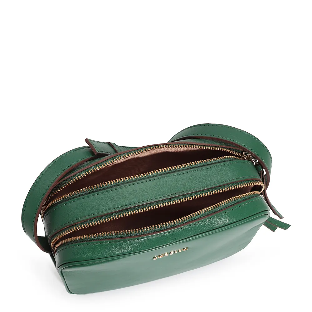 Bolsa Transversal Couro Verde - imagem 4