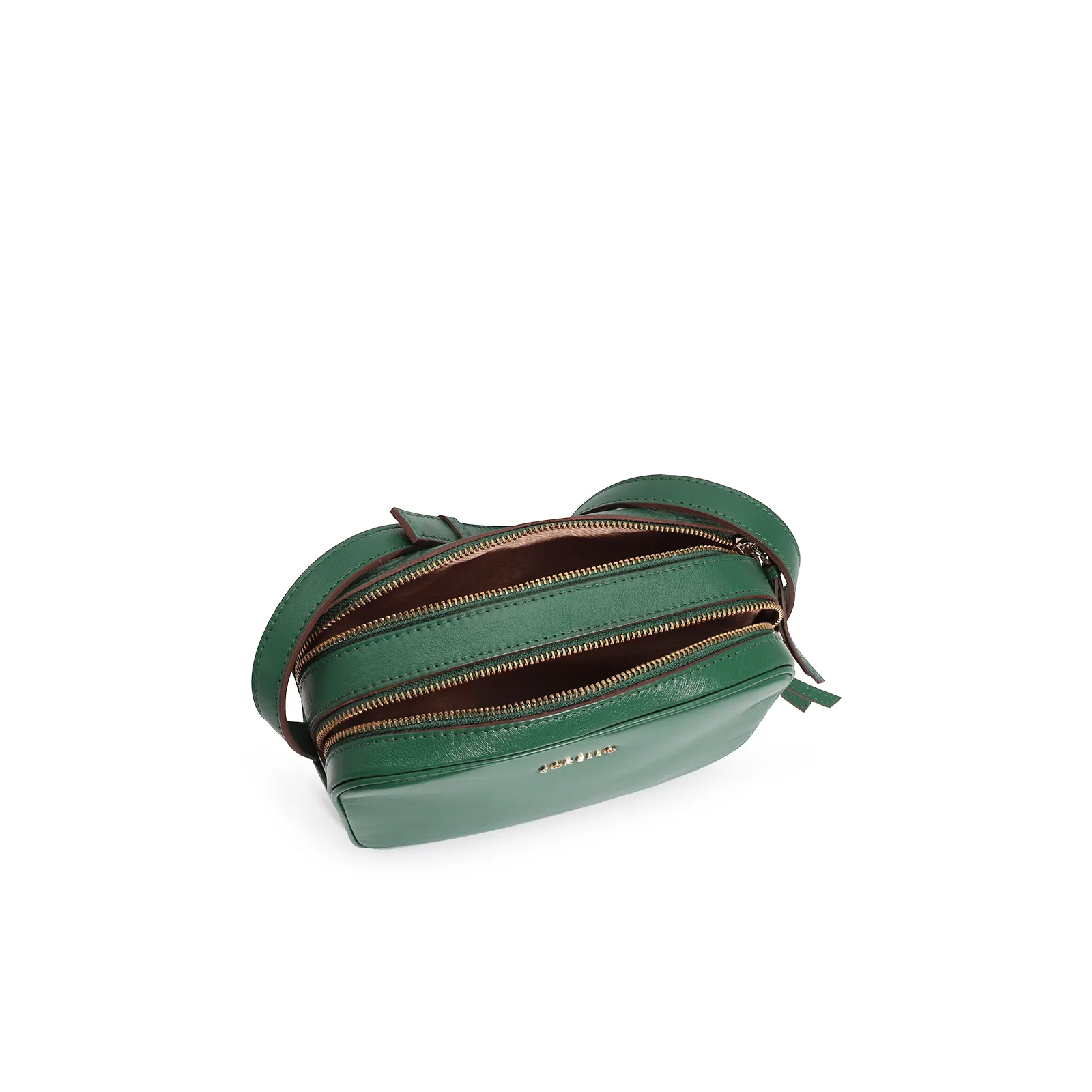 Bolsa Transversal Couro Verde