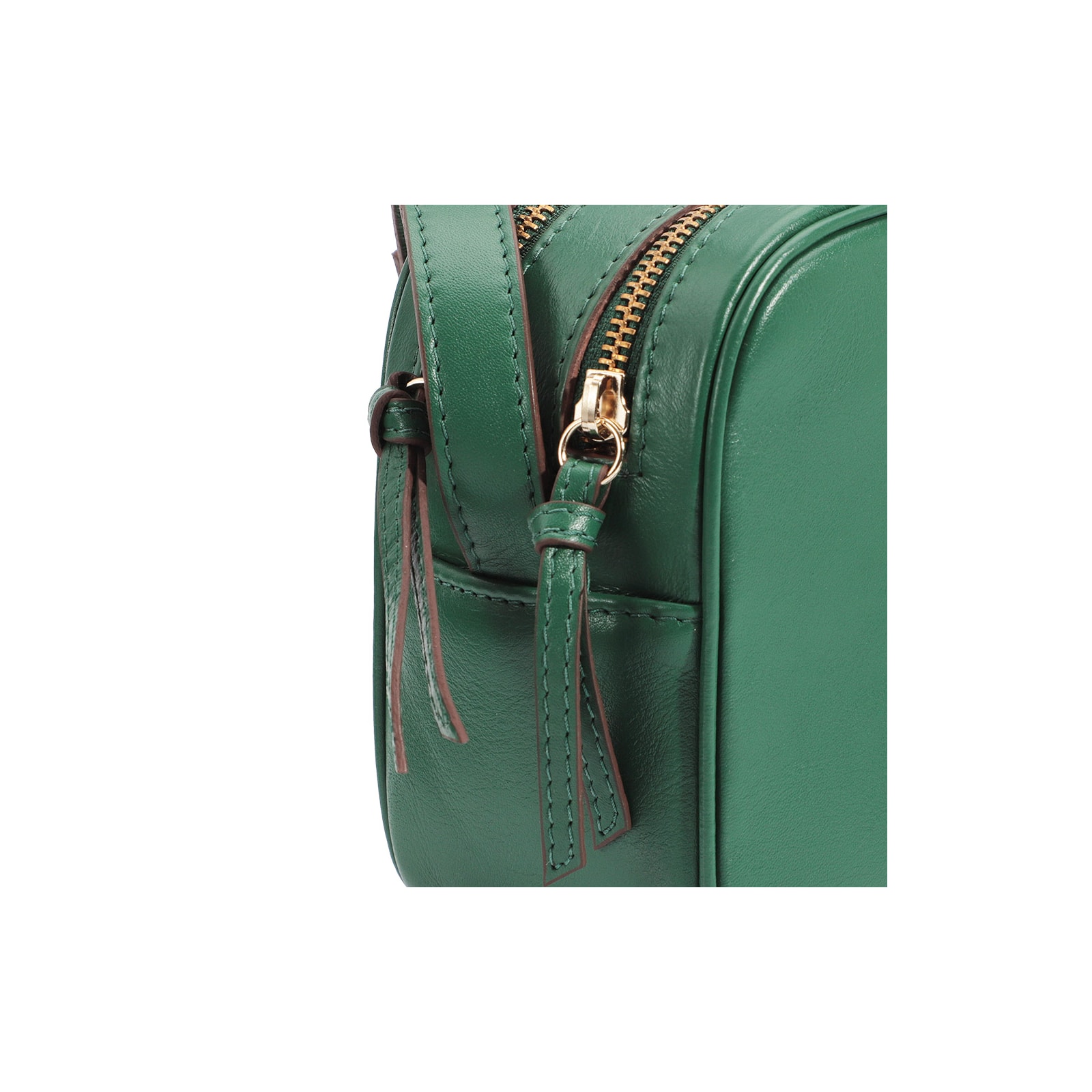Bolsa Transversal Couro Verde
