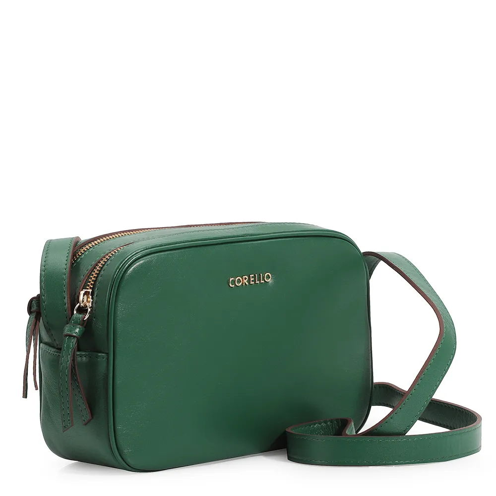 Bolsa Transversal Couro Verde - imagem 2