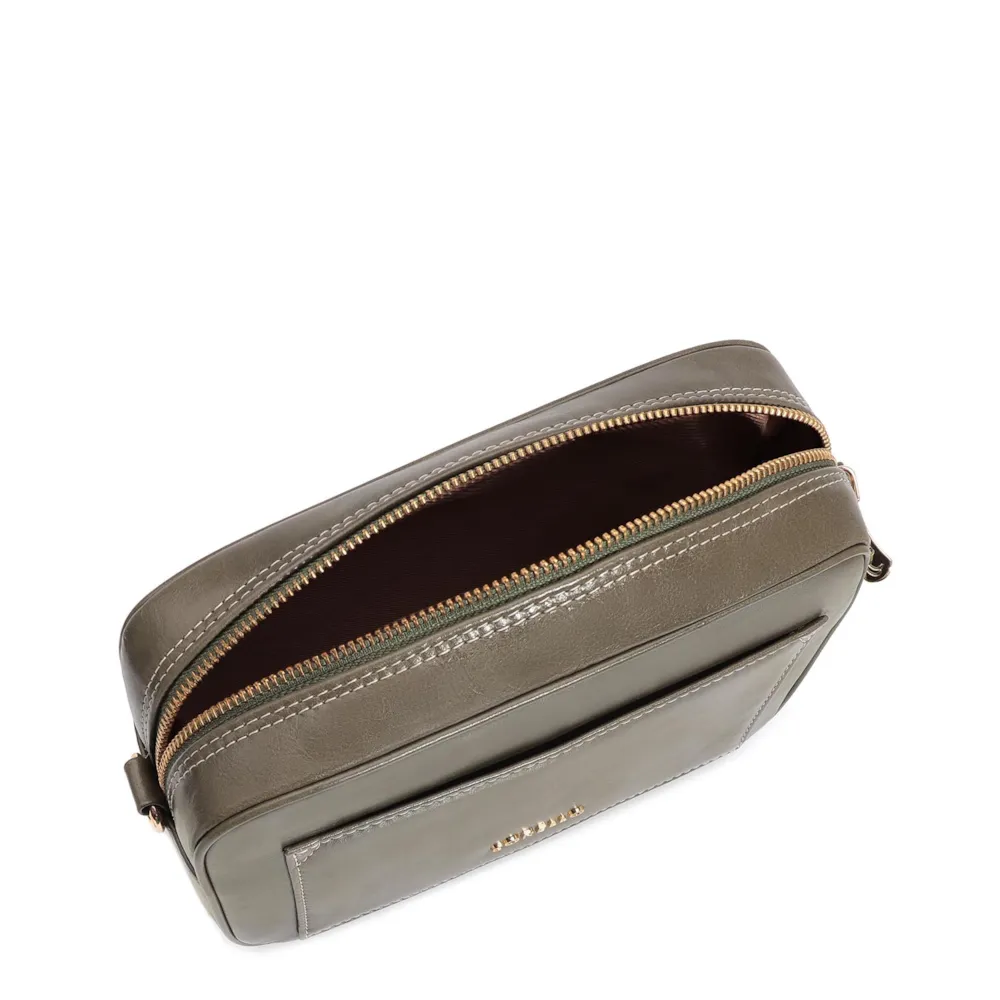 Bolsa Transversal Couro Verde - imagem 4