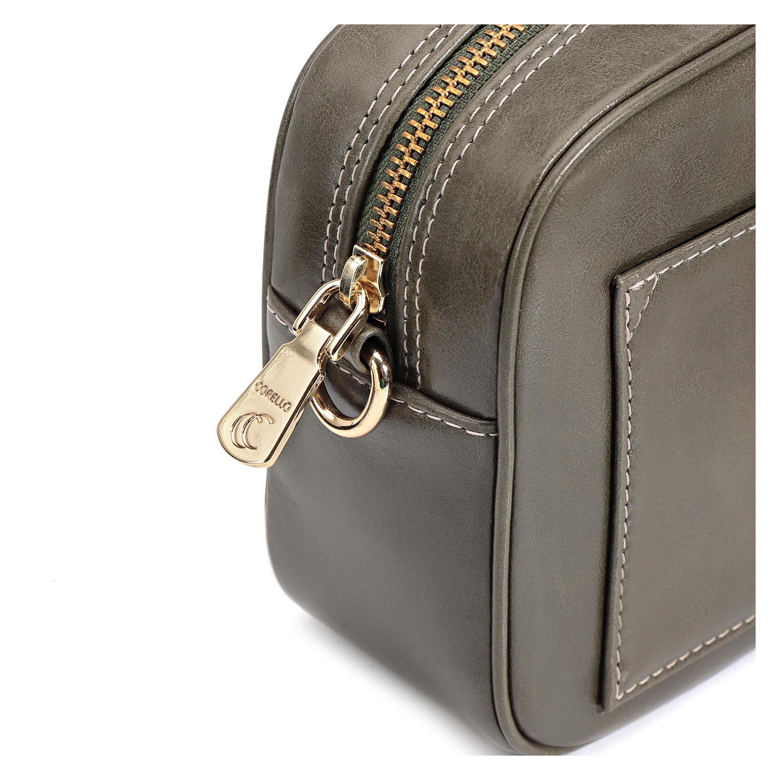 Bolsa Transversal Couro Verde