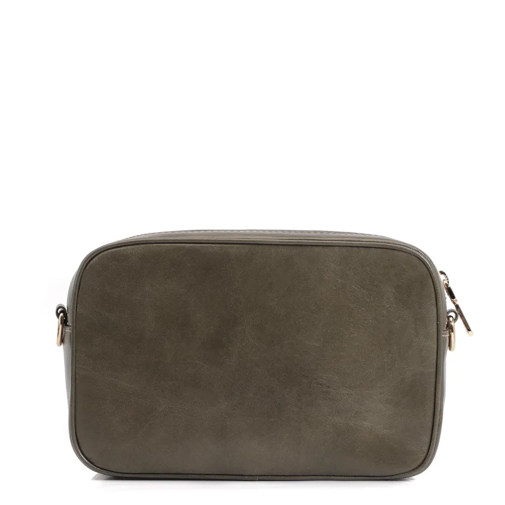Bolsa Transversal Couro Verde - imagem 3