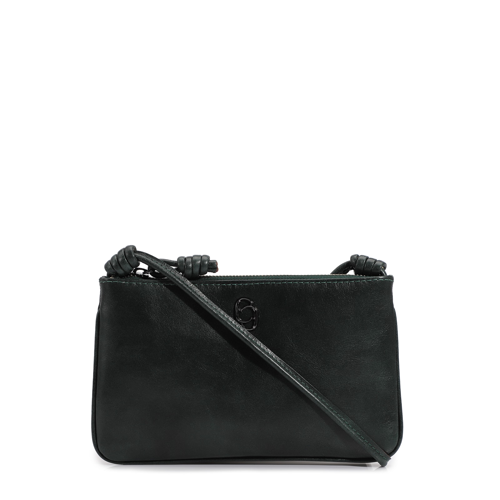 Bolsa Transversal Couro Verde