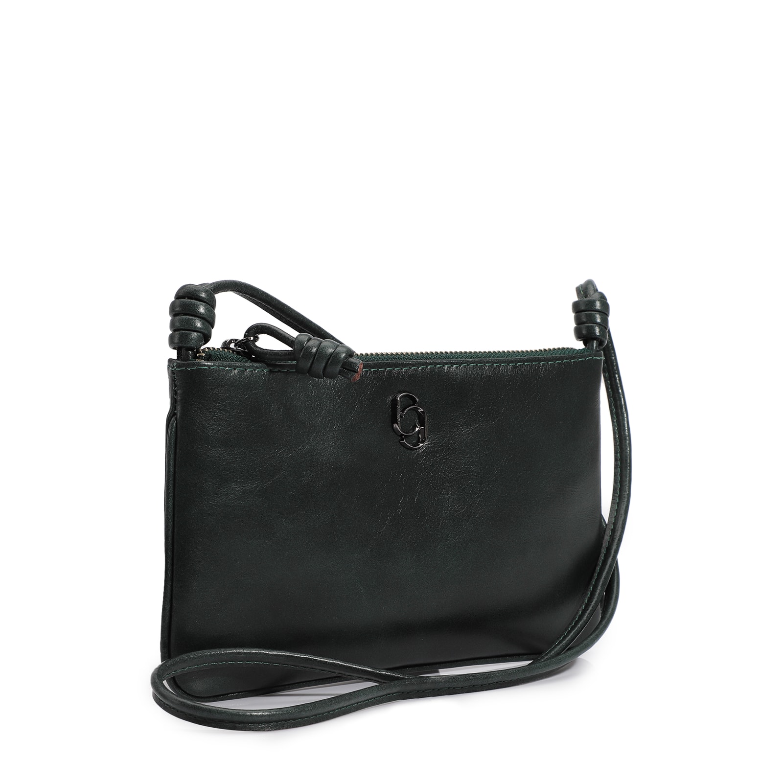 Bolsa Transversal Couro Verde