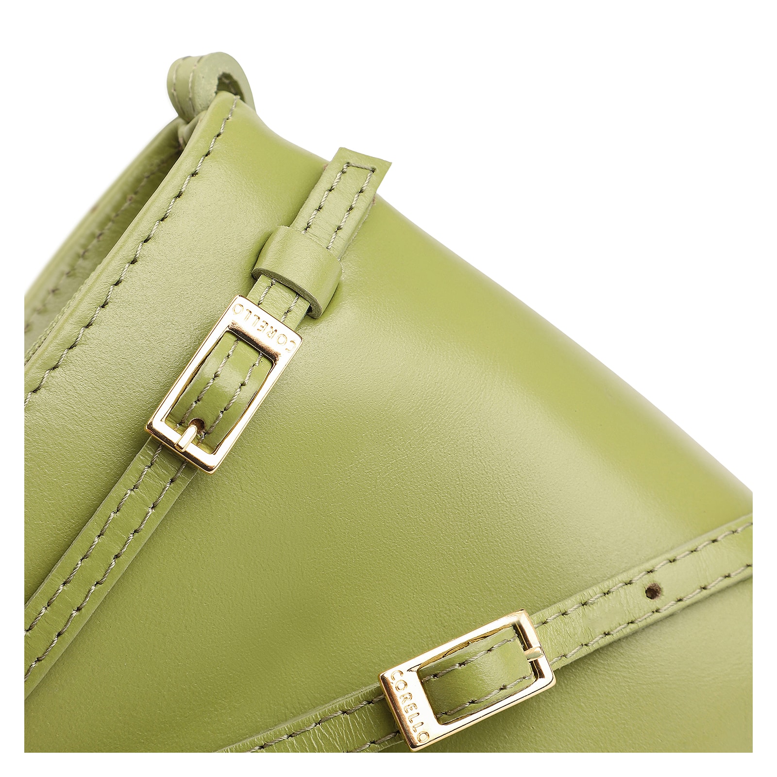 Bolsa Transversal Couro Verde