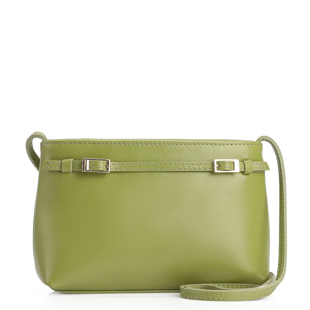 Bolsa Transversal Couro Verde - imagem 2