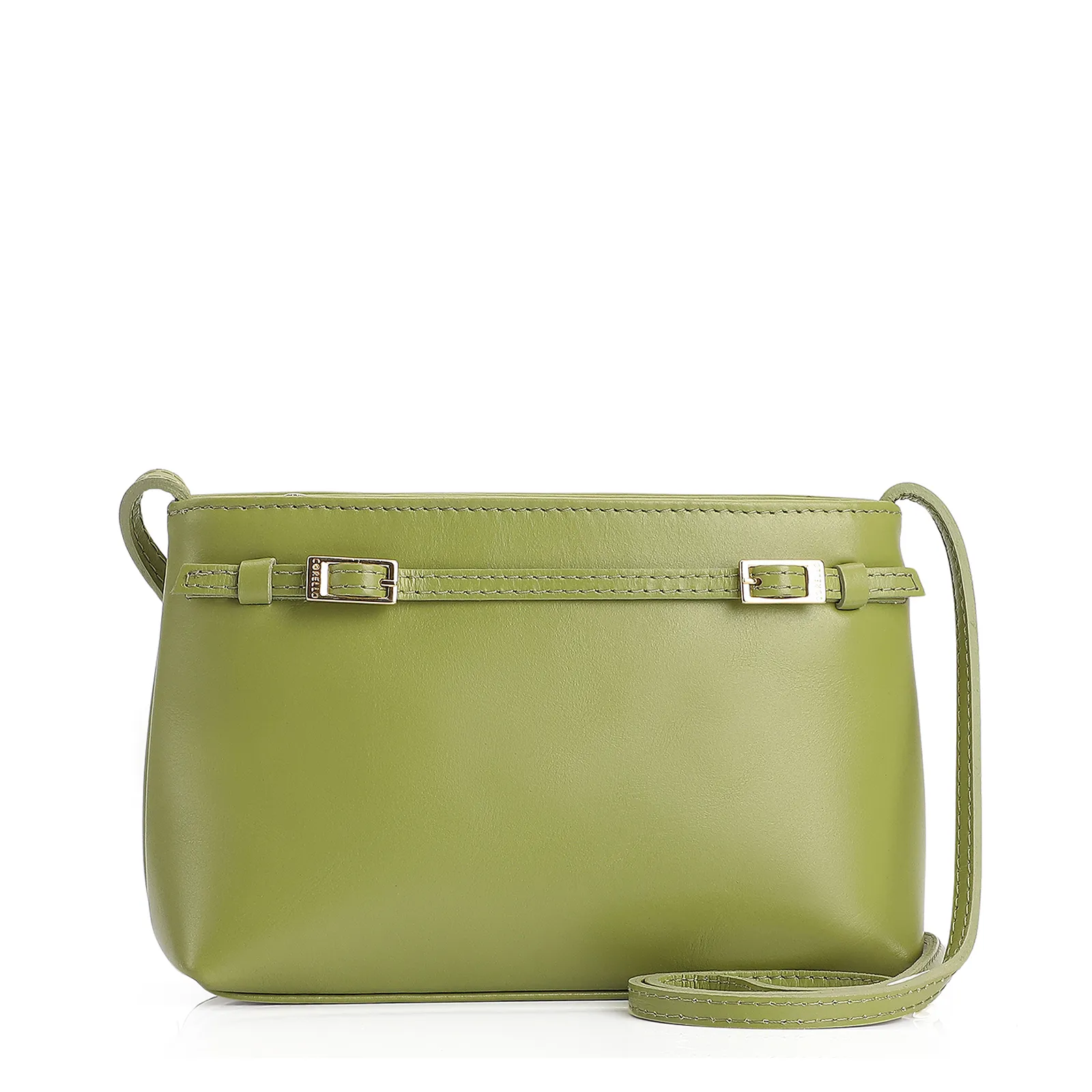 Bolsa Transversal Couro Verde