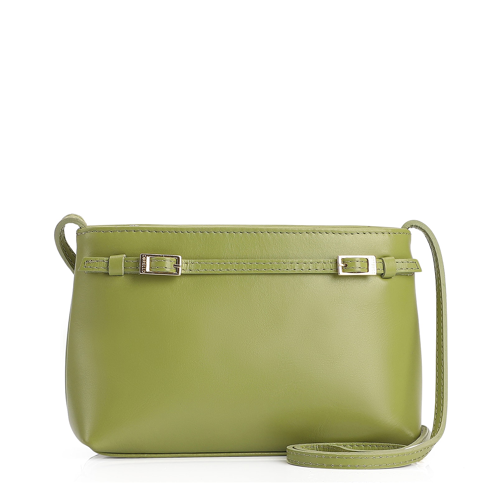 Bolsa Transversal Couro Verde