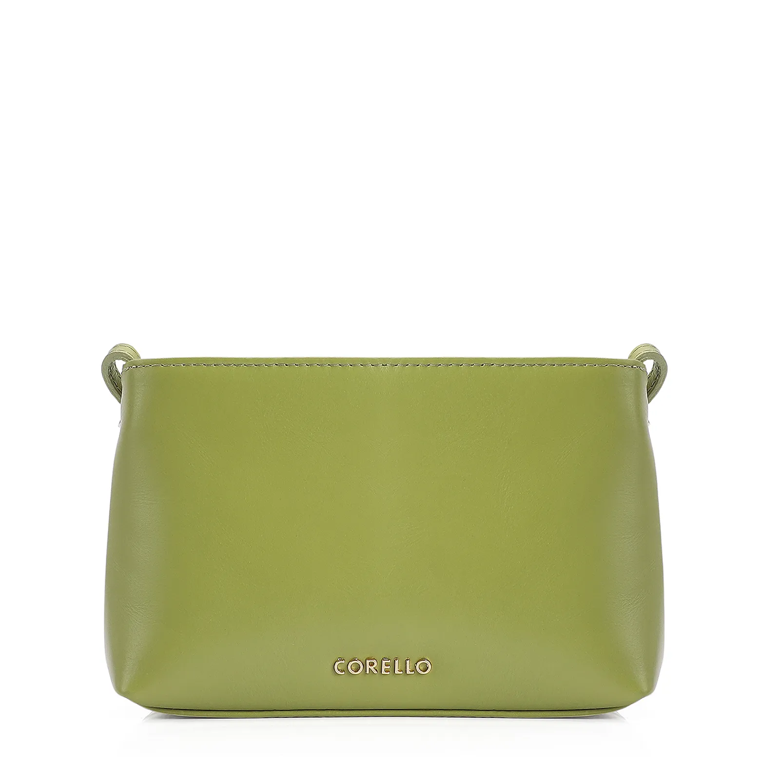 Bolsa Transversal Couro Verde
