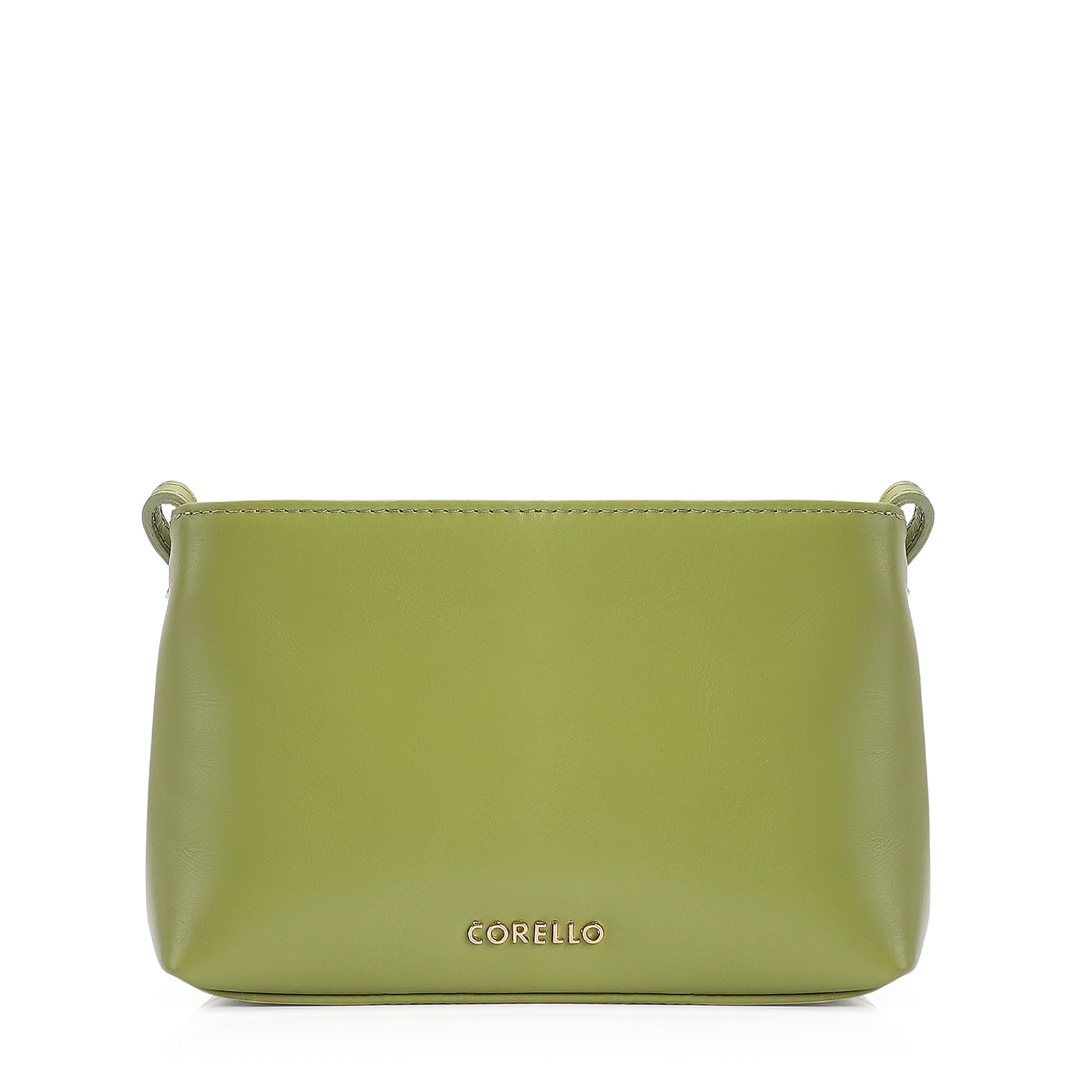 Bolsa Transversal Couro Verde