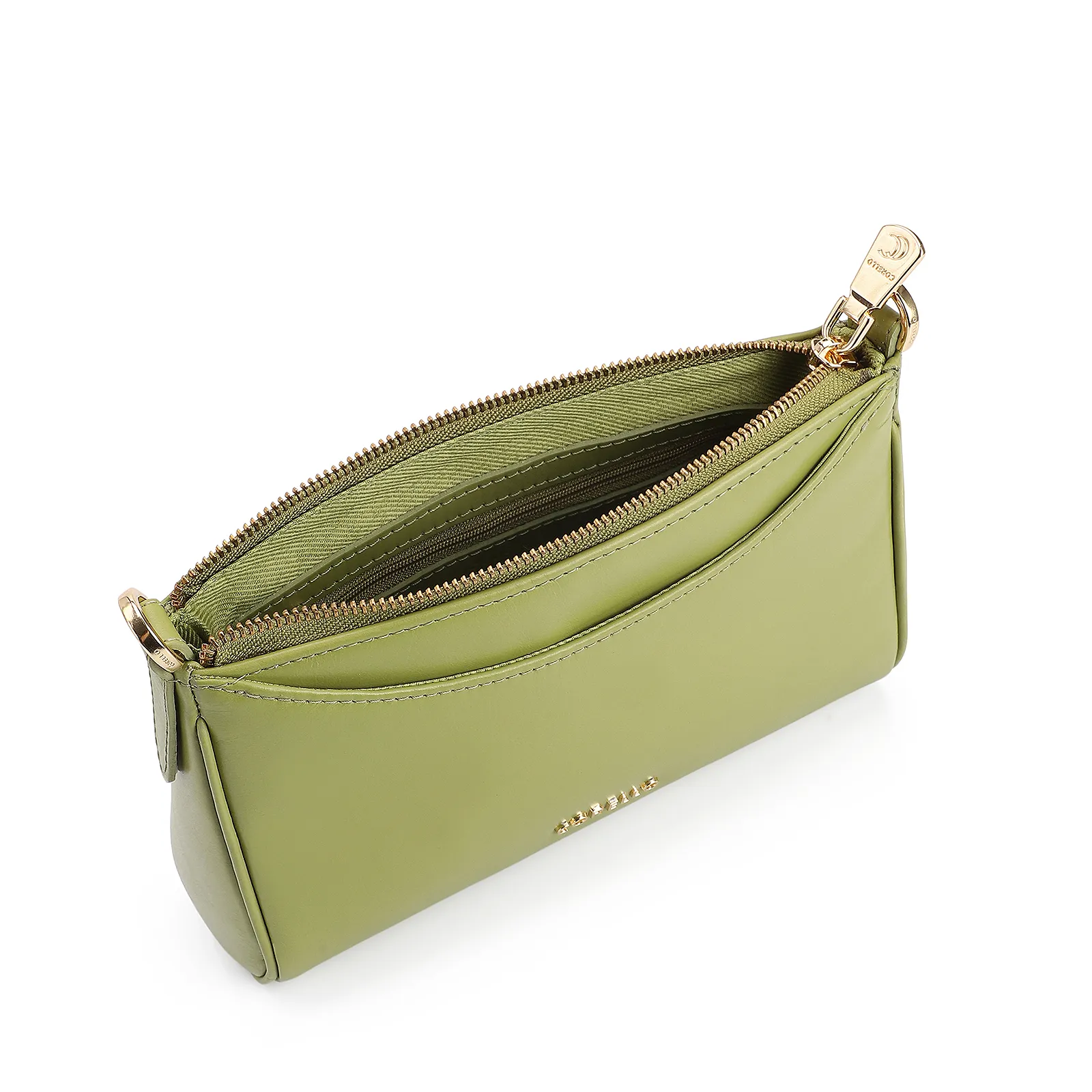 Bolsa Transversal Couro Verde