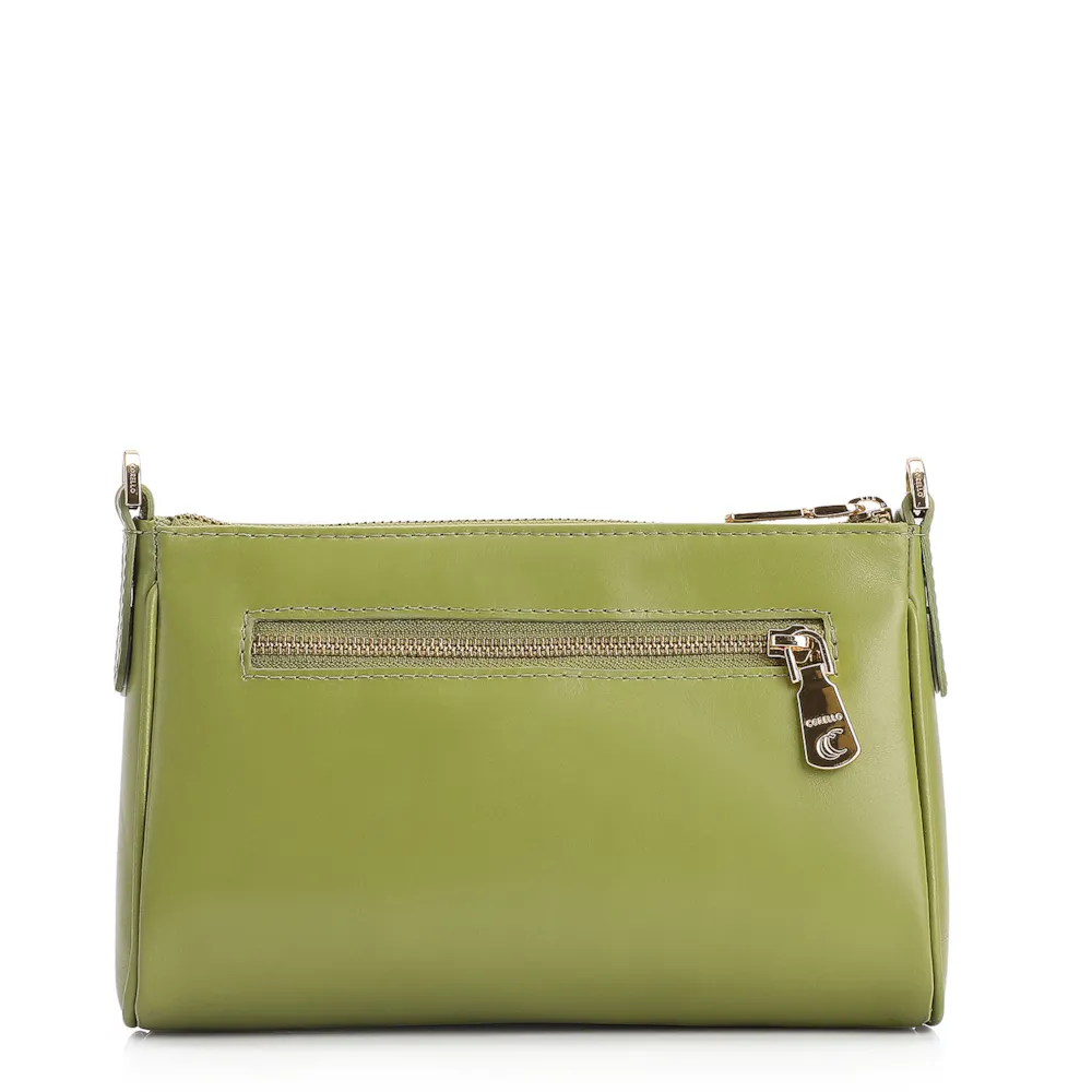 Bolsa Transversal Couro Verde - imagem 3