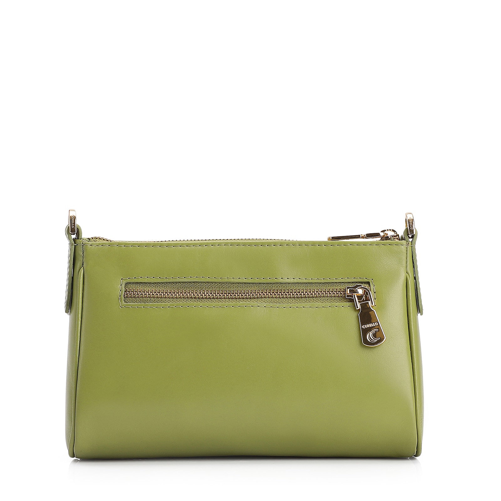 Bolsa Transversal Couro Verde