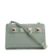 Bolsa Transversal Couro Verde - imagem 1