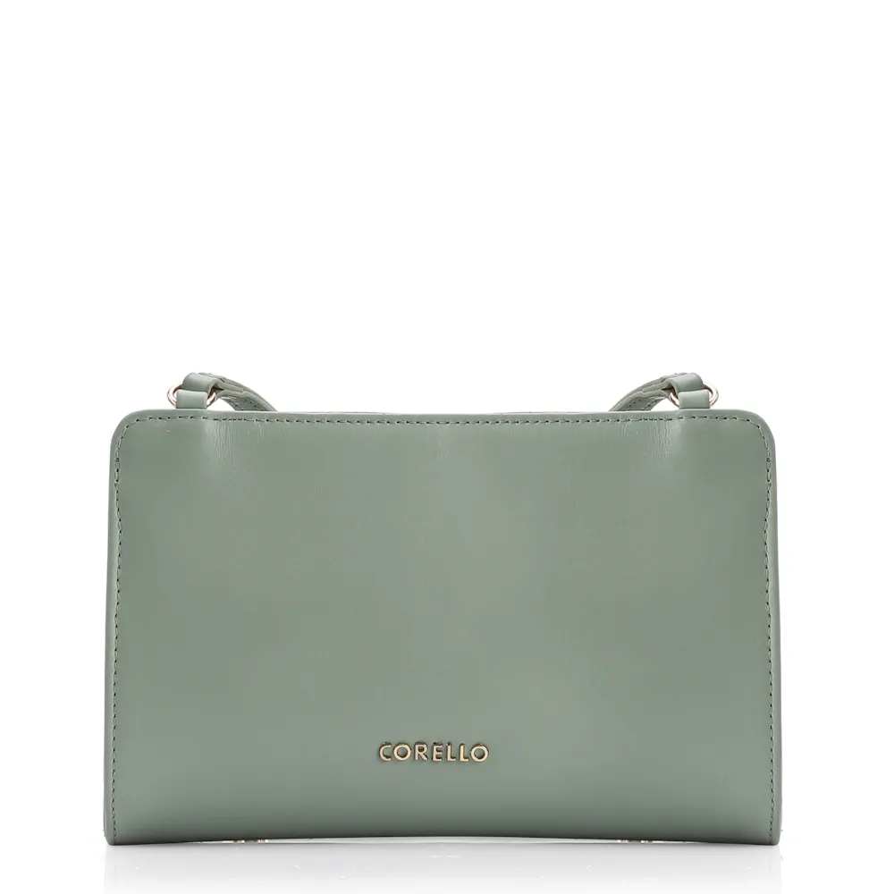 Bolsa Transversal Couro Verde - imagem 3