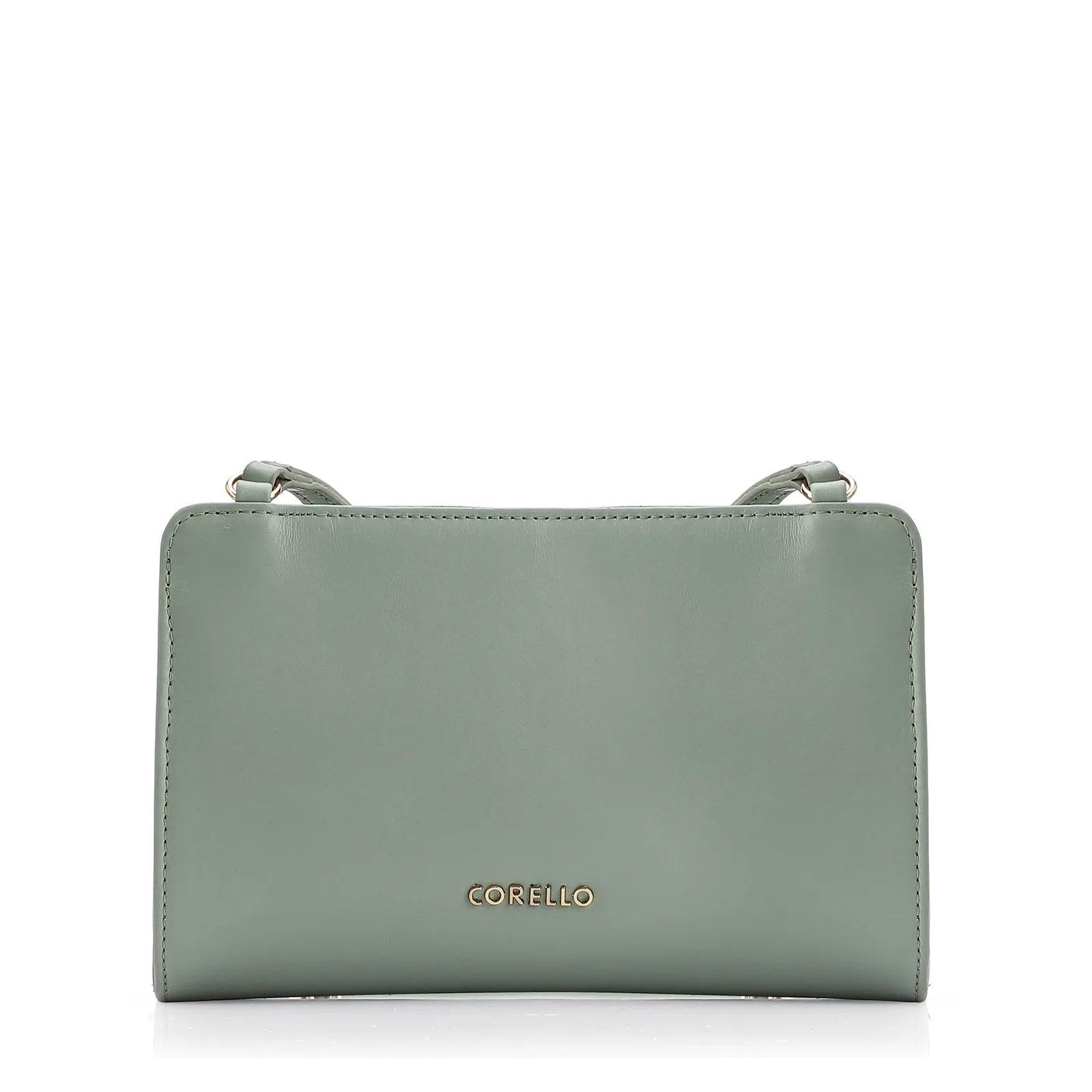 Bolsa Transversal Couro Verde