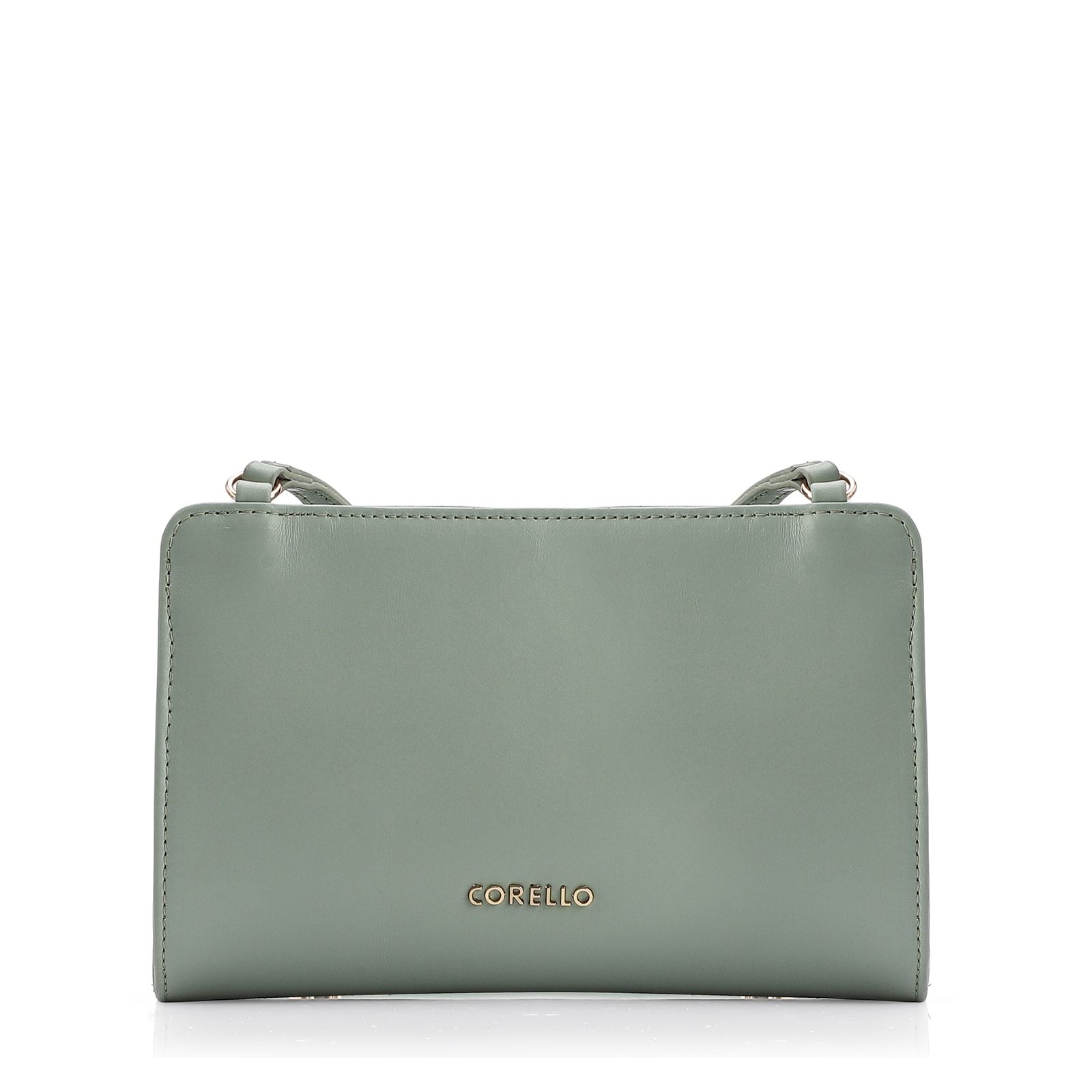 Bolsa Transversal Couro Verde