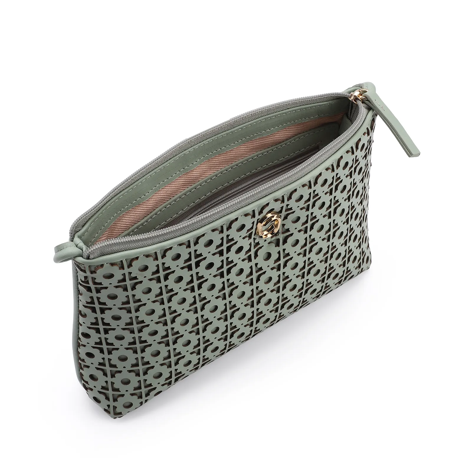 Bolsa Transversal Couro Verde