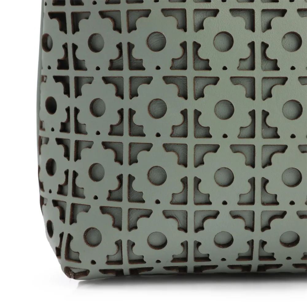 Bolsa Transversal Couro Verde - imagem 5