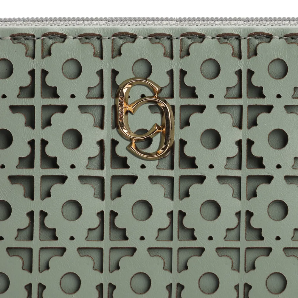 Bolsa Transversal Couro Verde - imagem 6