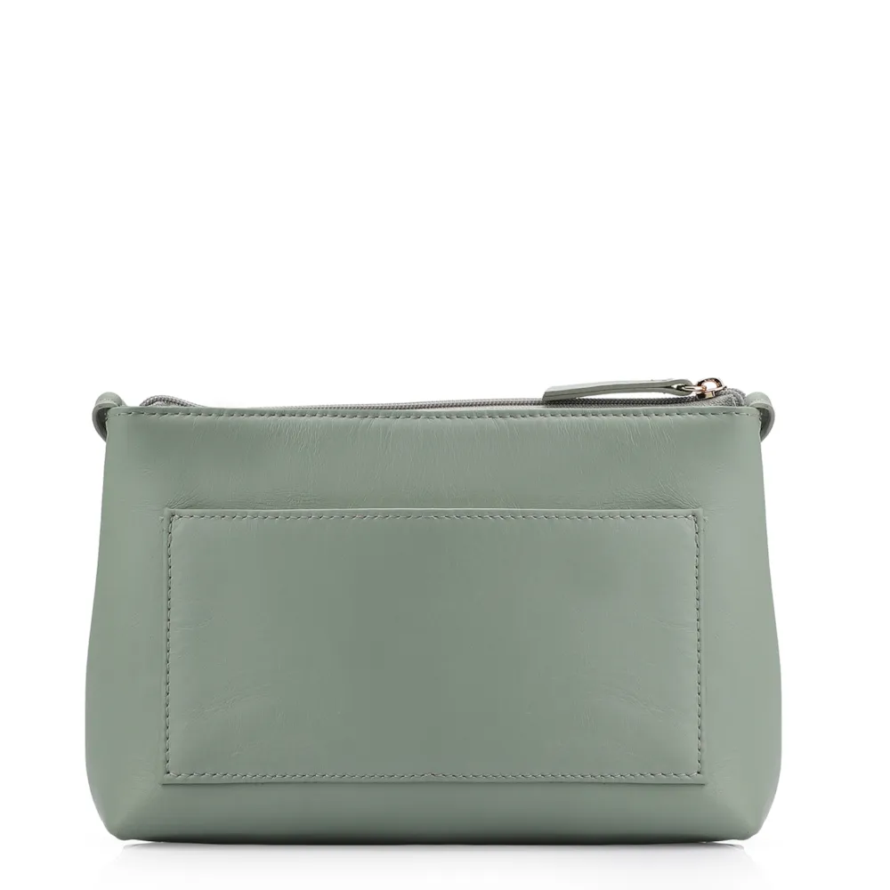 Bolsa Transversal Couro Verde - imagem 3