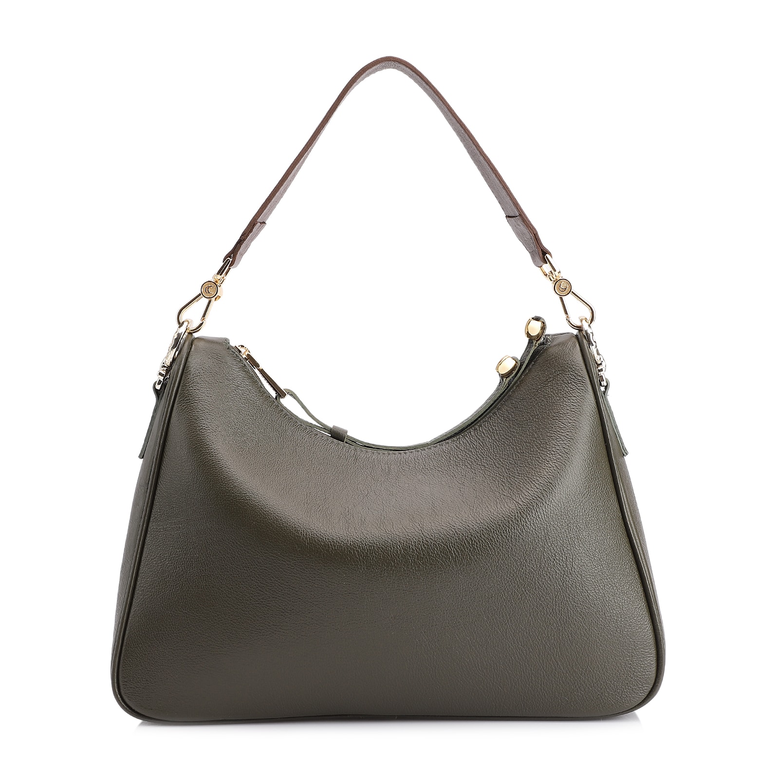 Bolsa Transversal Couro Verde