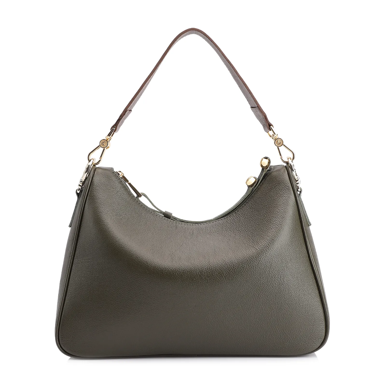 Bolsa Transversal Couro Verde