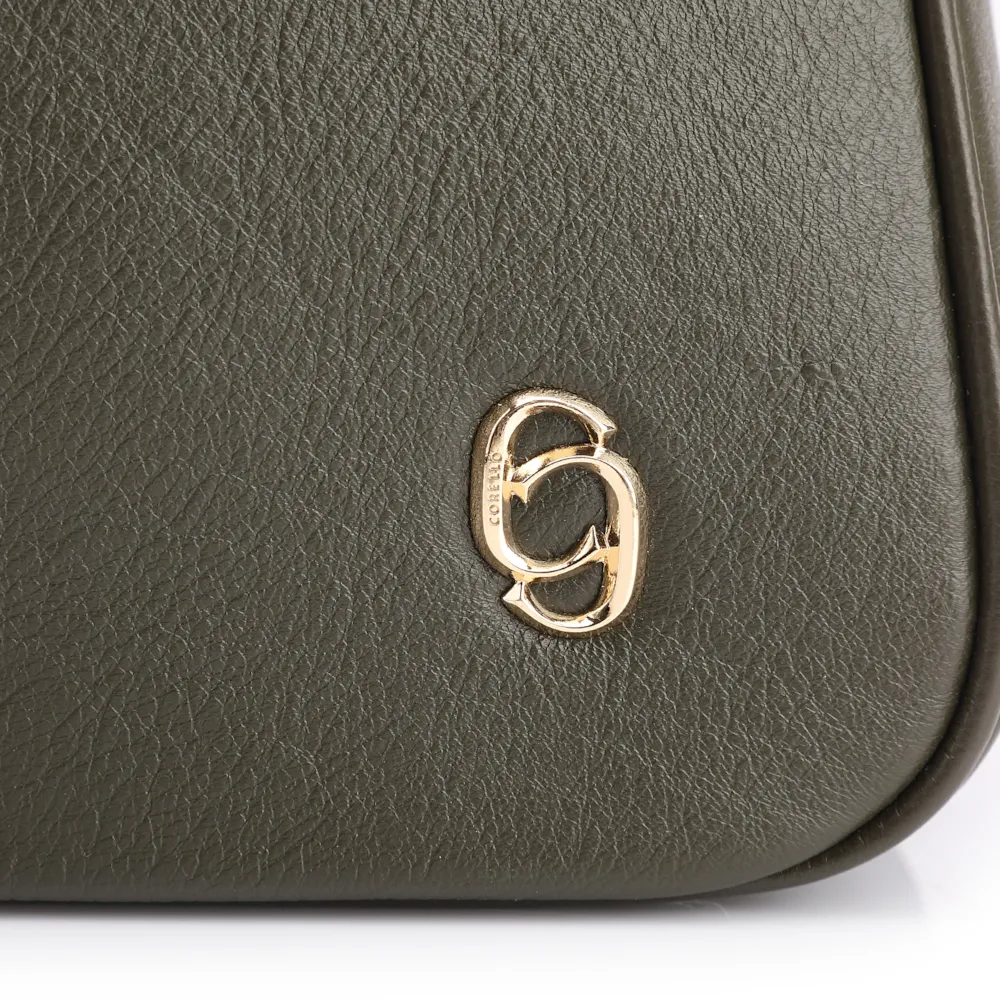 Bolsa Transversal Couro Verde - imagem 6