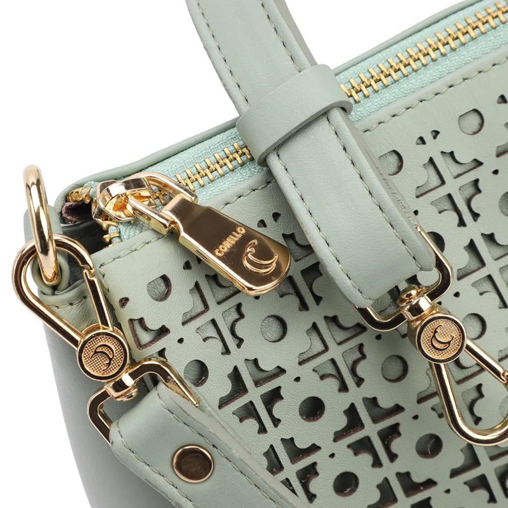 Bolsa Transversal Couro Verde - imagem 5