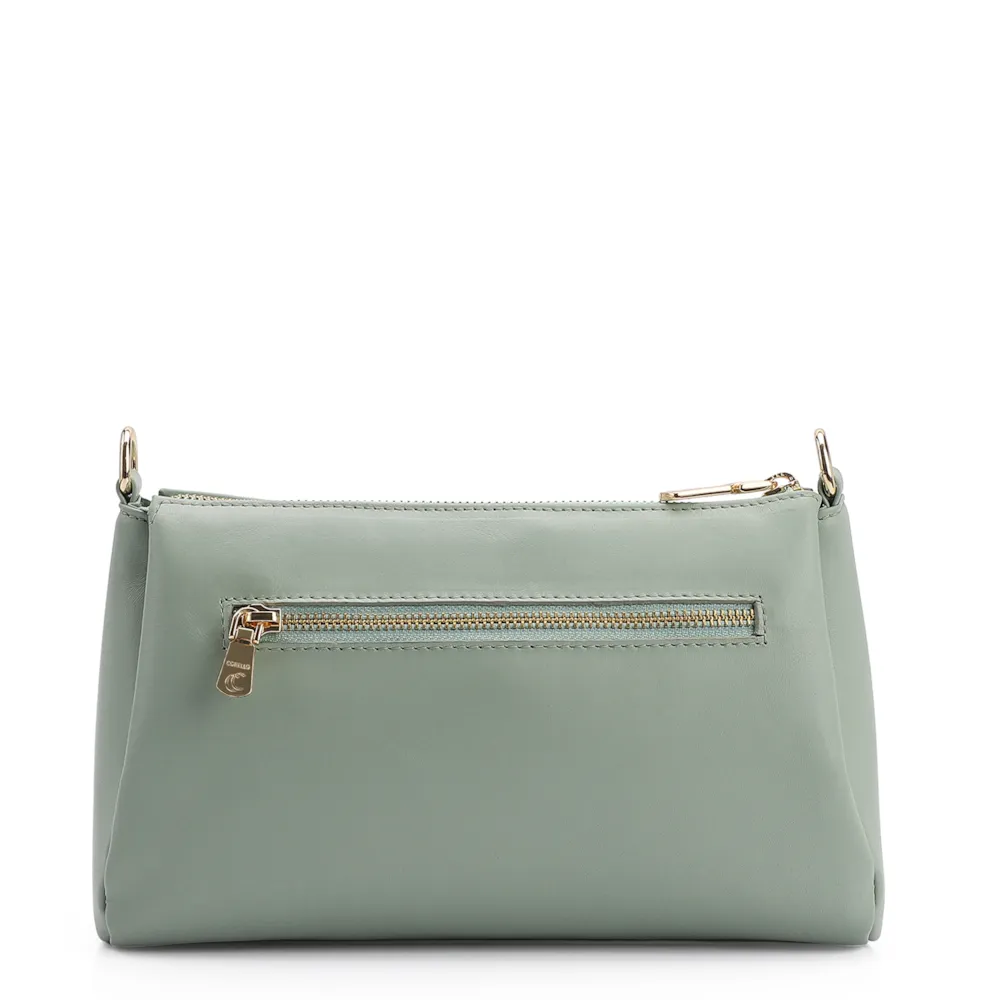 Bolsa Transversal Couro Verde - imagem 3
