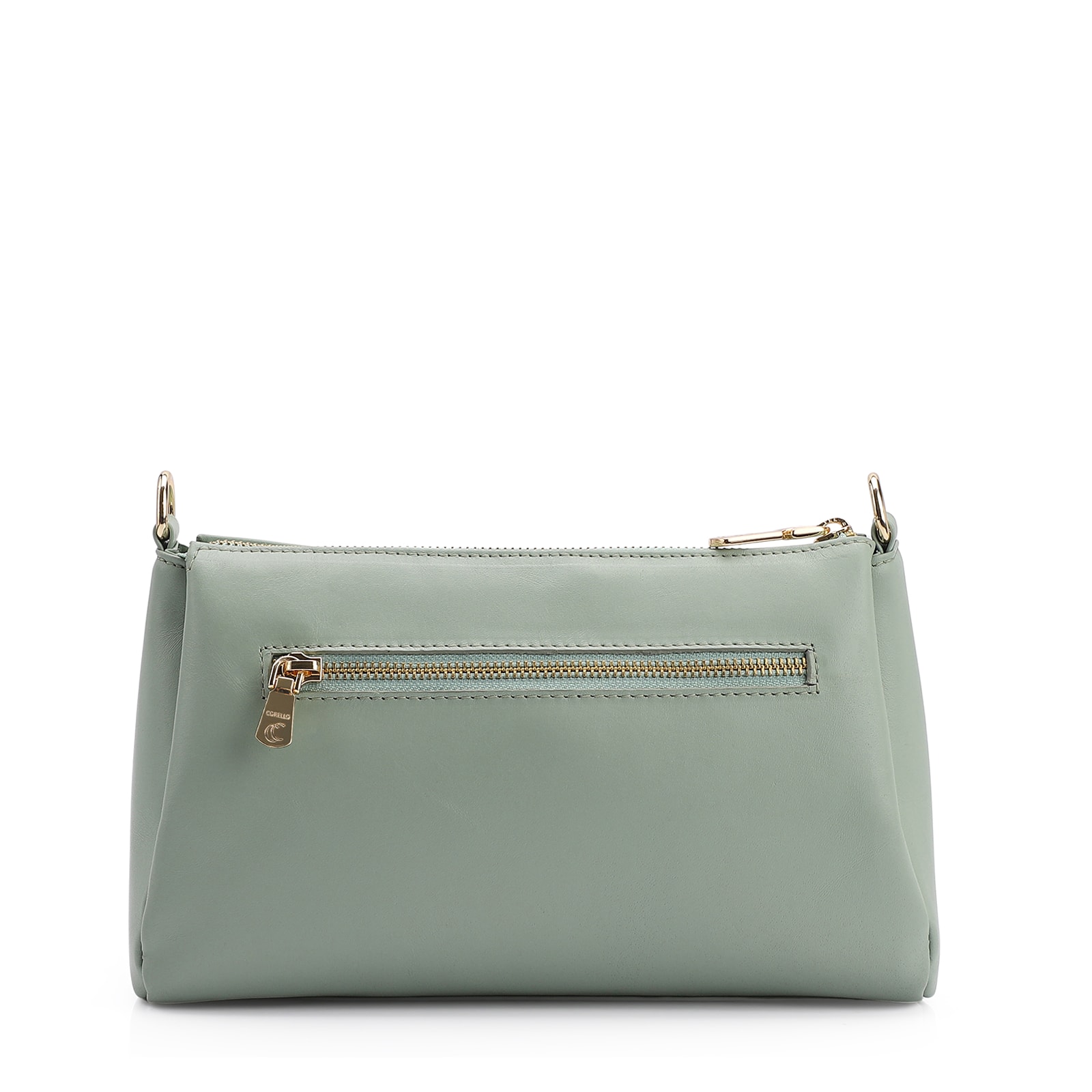 Bolsa Transversal Couro Verde