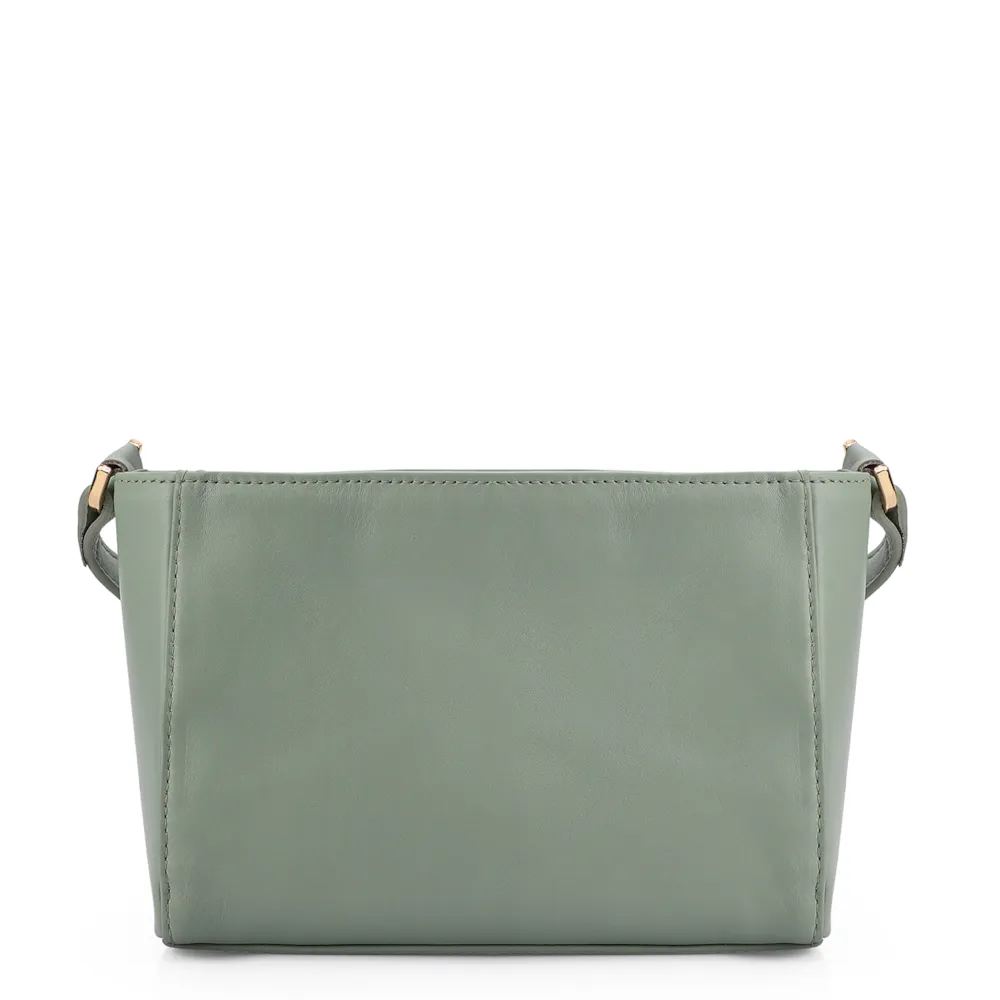 Bolsa Transversal Couro Verde - imagem 3
