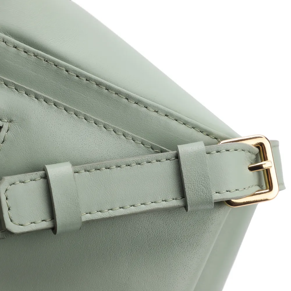 Bolsa Transversal Couro Verde - imagem 6