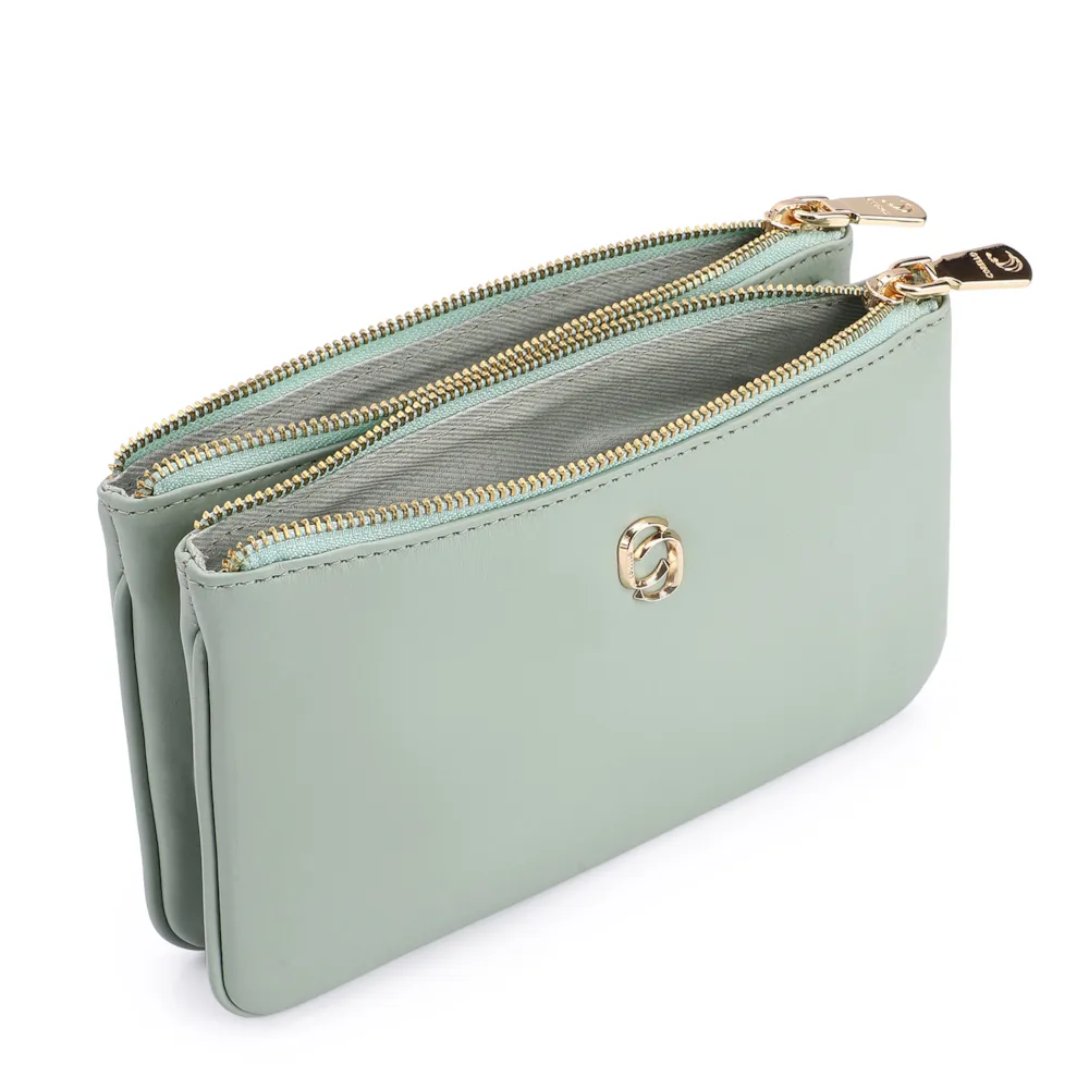 Bolsa Transversal Couro Verde - imagem 4