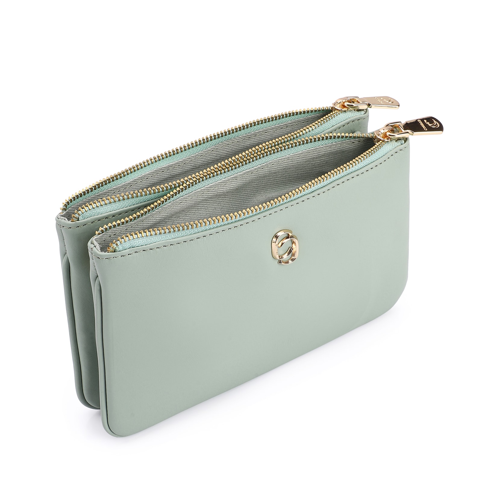 Bolsa Transversal Couro Verde