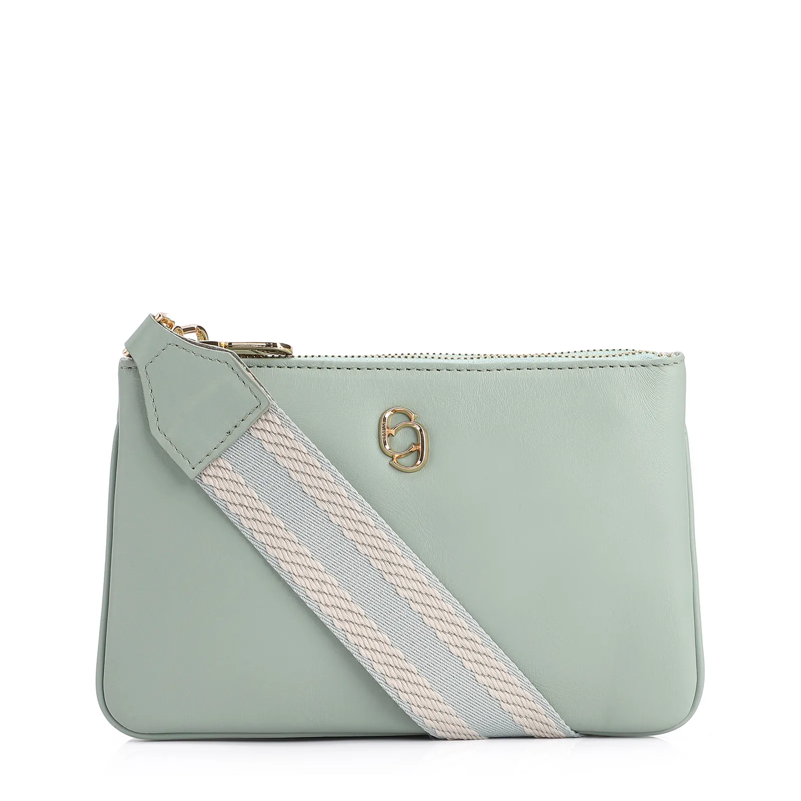 Bolsa Transversal Couro Verde