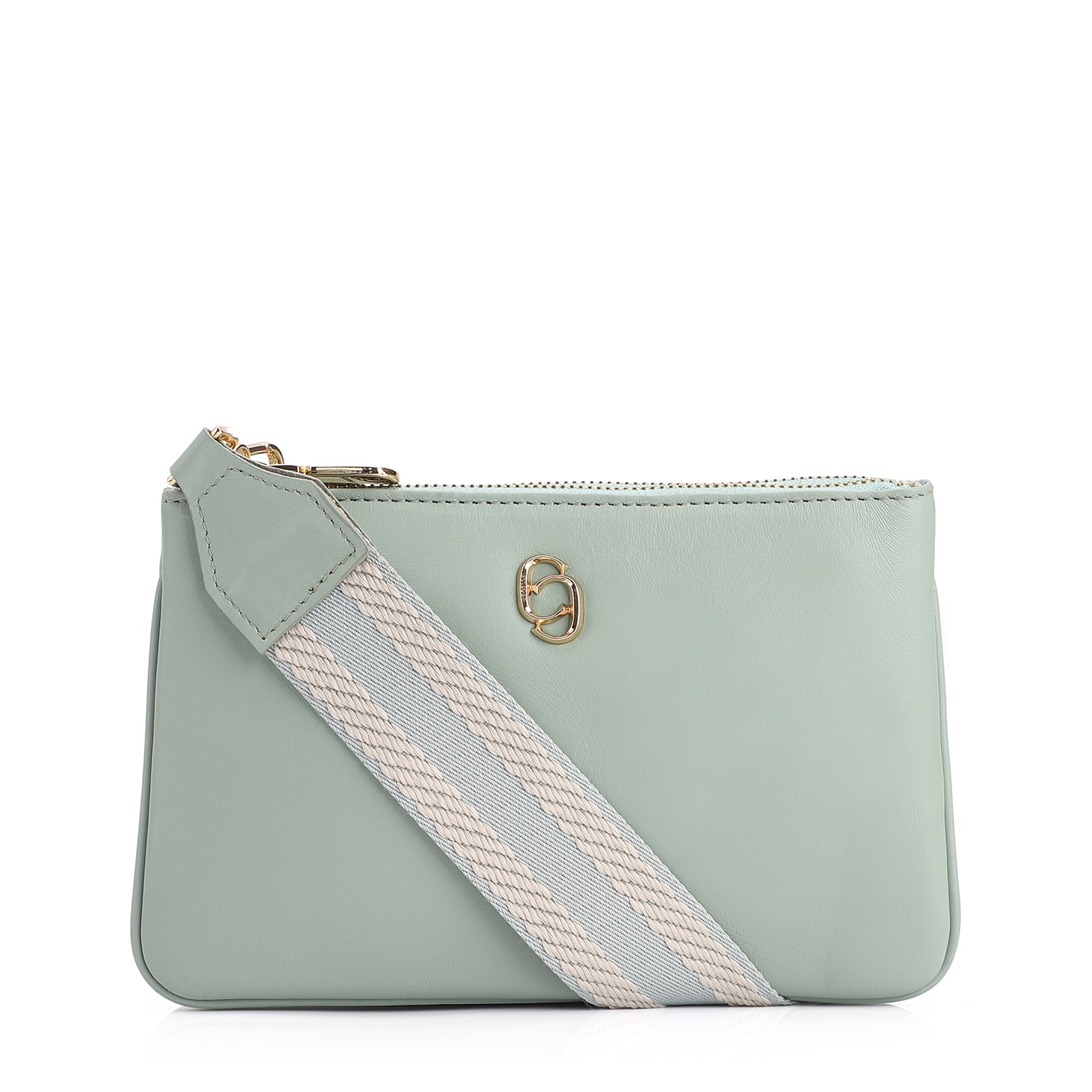 Bolsa Transversal Couro Verde
