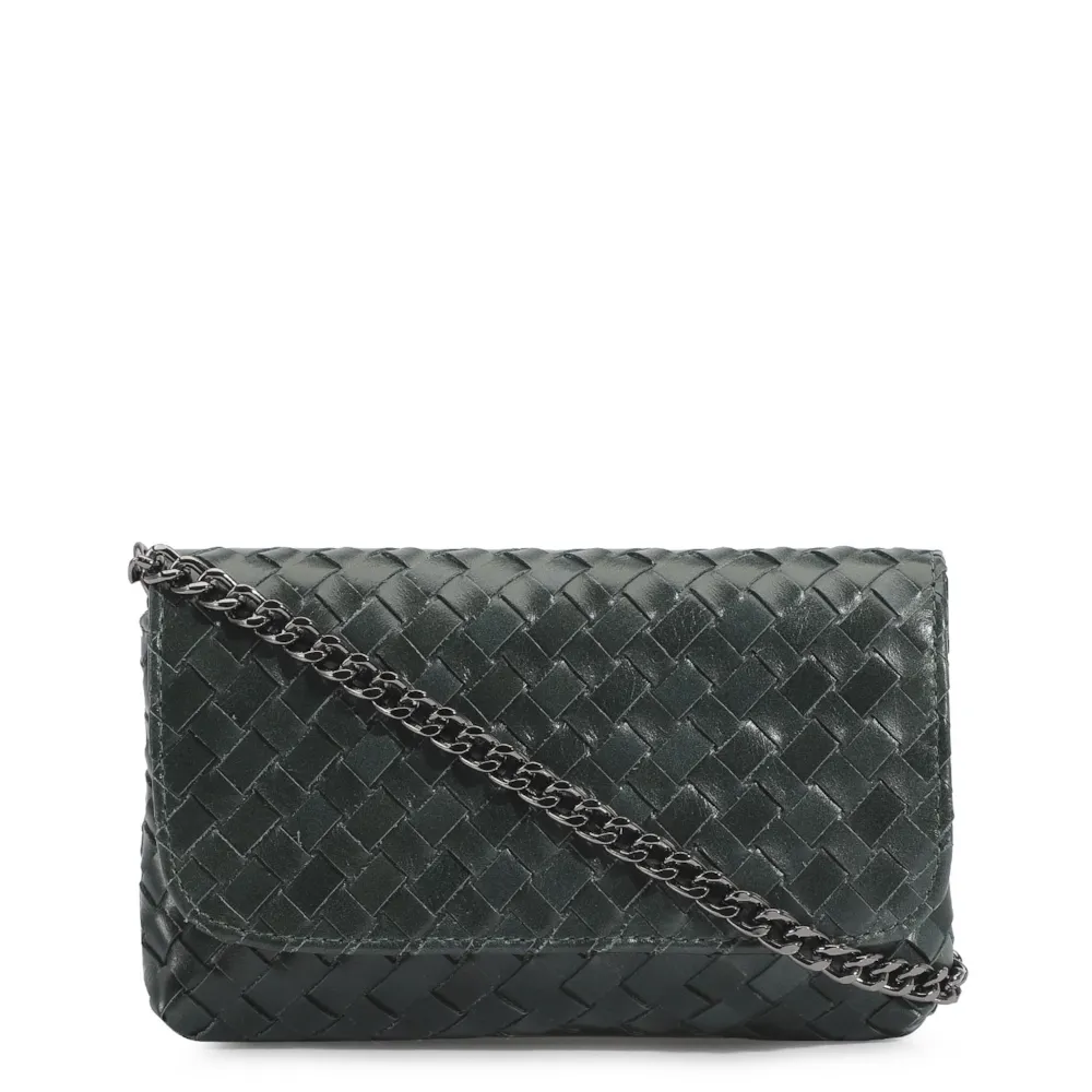 Bolsa Transversal Couro Verde