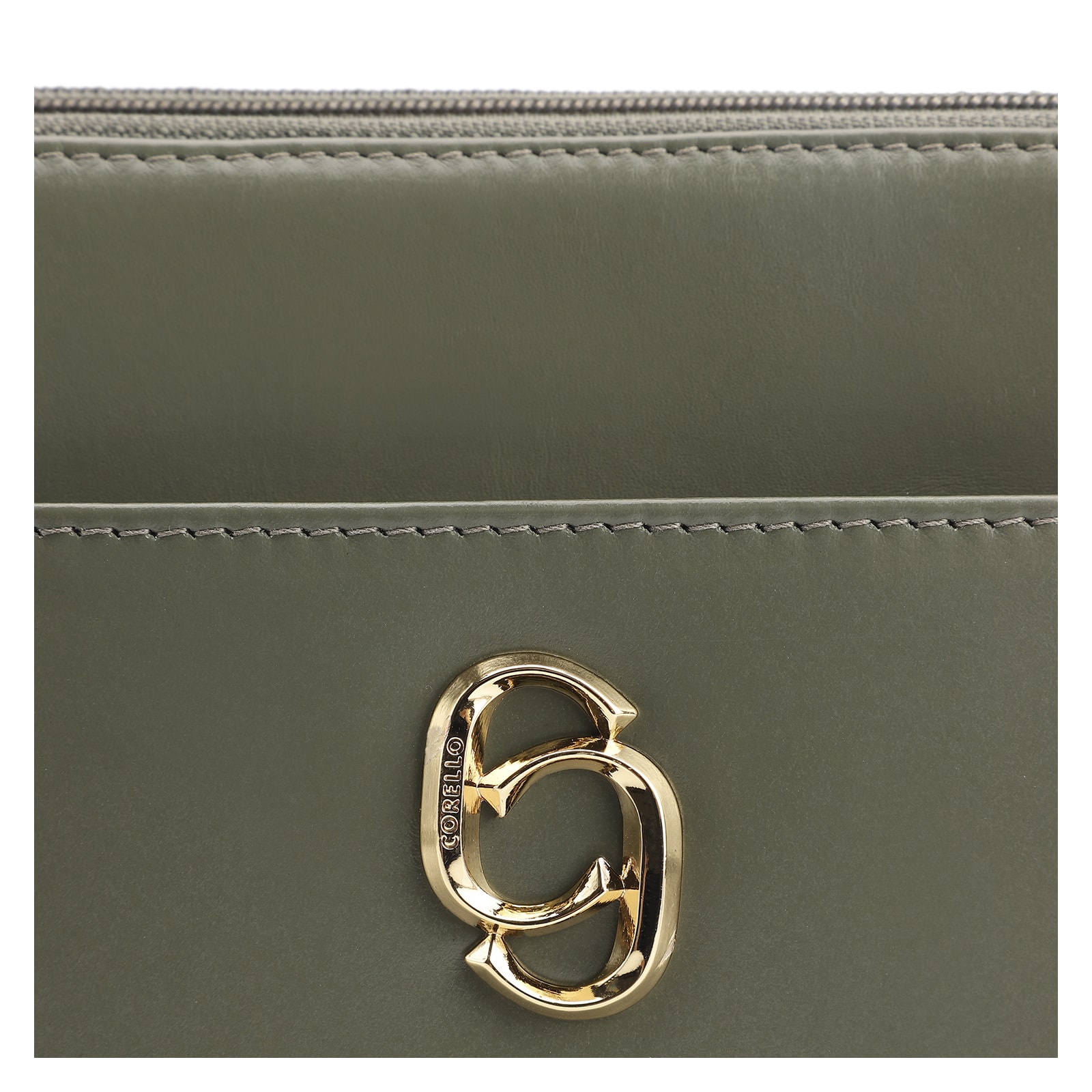 Bolsa Transversal Couro Verde