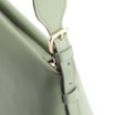 Bolsa Transversal Couro Verde Claro/Alça Alt Tramado Verde - imagem 6